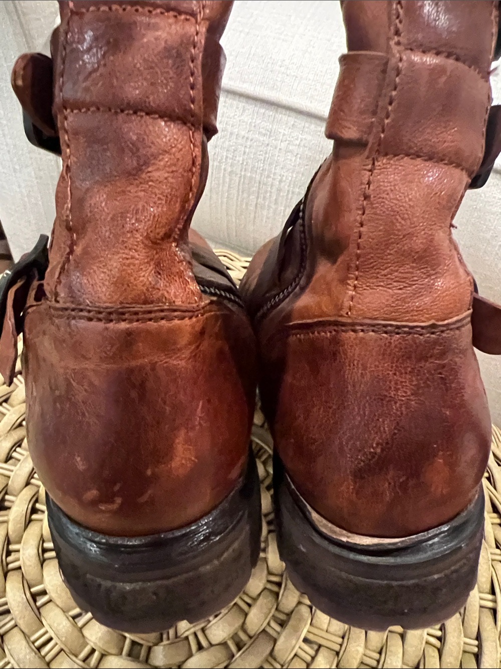 Frye Women's Valerie Shearling Sherpa Harness Boots - Picture 11 of 16